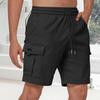 Pantaloncini Casual da Uomo a Vita Media con Coulisse Elastica e 4 Tasche Laterali