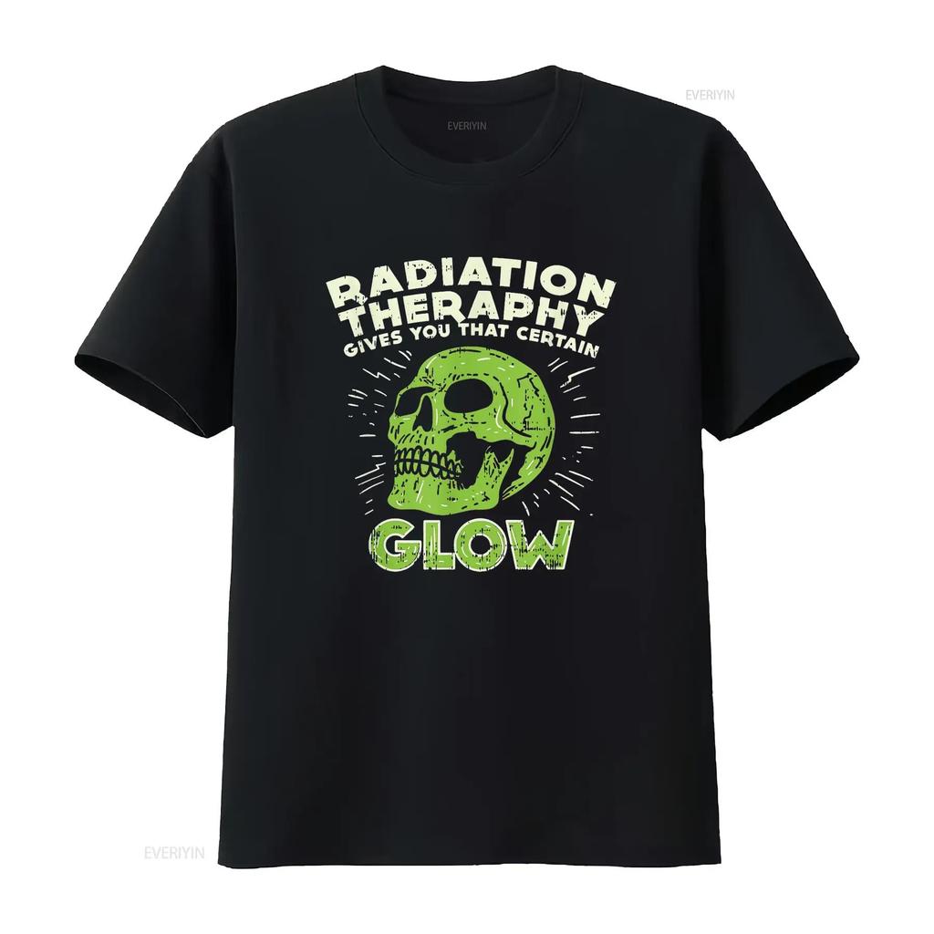 Womens Radiation Therapy Funny Cancer Fighter Survivor T Shirt Black 2X Large Vintage Washed Slightly Top For Everyday Wear