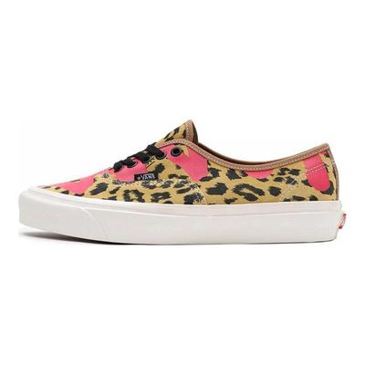 Unisex tenisky Alva x Authentic 44 DX s leopardím vzorom v hnedej farbe VN0005U8RPK