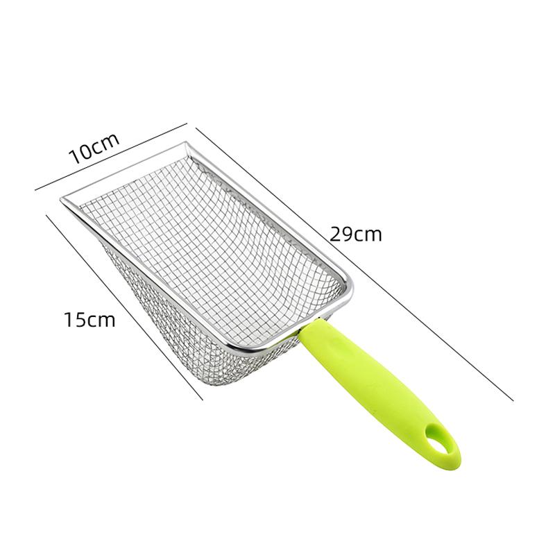Pet Cleaning Tools Stainless Steel Feces Shovel Net Cat Litter Shovel Reptiles Lizard Sand Shovel Mesh Screen Fecal Spoon