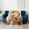 A-Angelique Blanket Super Warm Comfortable Boyer Plush Throw Blanket Child Home Actor Sofa Bedroom Gift