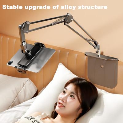 Suporte ajustável para tablet, suporte para celular, suporte para cama, clipe elástico, sofá, telefone