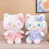Adorable Kt Cat Plush Toy Featuring Cute Floral Dress For Kids And Collectors