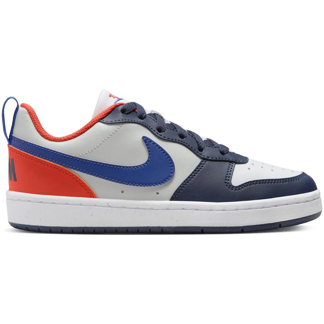 

Sneaker Nike Court Borough Low Recraft Midnight Navy Team Orange Light Silver Hyper Royal (GS)(DV5456-401) 38.5