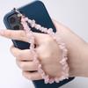Creative Gravel Stone Mobile Phone Chain Women Girls Natural Bead Anti-Lost Fashion Jewelry Cellphone Strap Lanyard Hanging