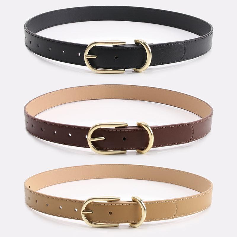 Highquality Pu Leather Womens Belt With Alloy Fastener For Everyday And Business Casual