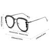 With Diamond Studded Anti Blue Light Glasses Fashionable and High-Quality Luxury Eyeglass Frames for Men and Women
