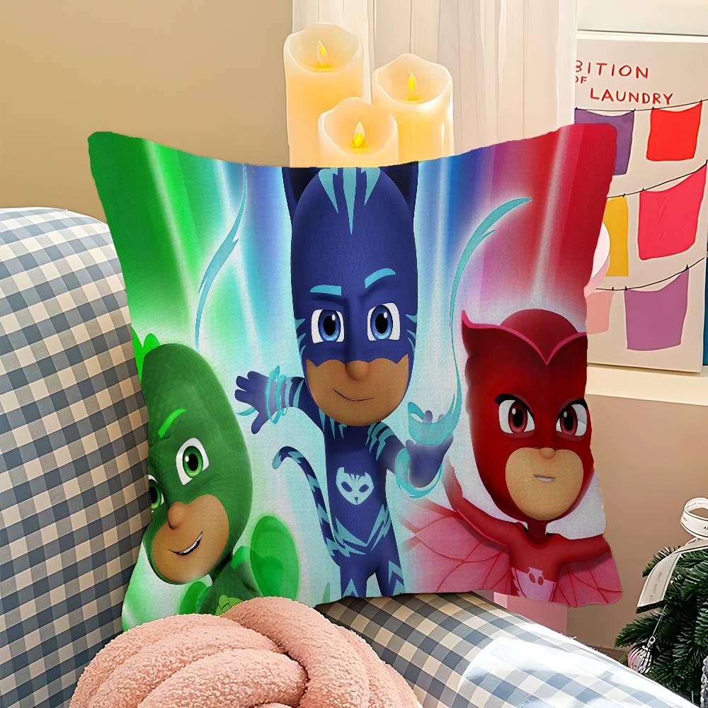 Cartoon PJ Anime Masks Pillow Gift Home Office Decoration Bedroom Sofa Car Cushion Cover case x