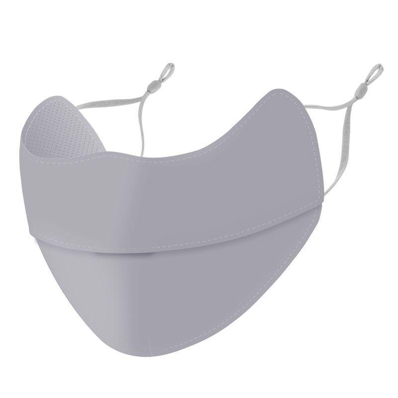 Women's Summer Ice Silk UV Protection Face Mask - Breathable, Cool, Thin, Outdoor Cycling Sunshade