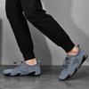 Men's Handmade Leather Sneakers Outdoor Walking Shoes Breathable Lace Up Walking Driving Shoes