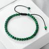 4 6 8mm Malachite Beaded Bracelet Natural Stone Green Blue Braided Bangles Handmade Healing Bracelets Jewelry Gifts for Friends