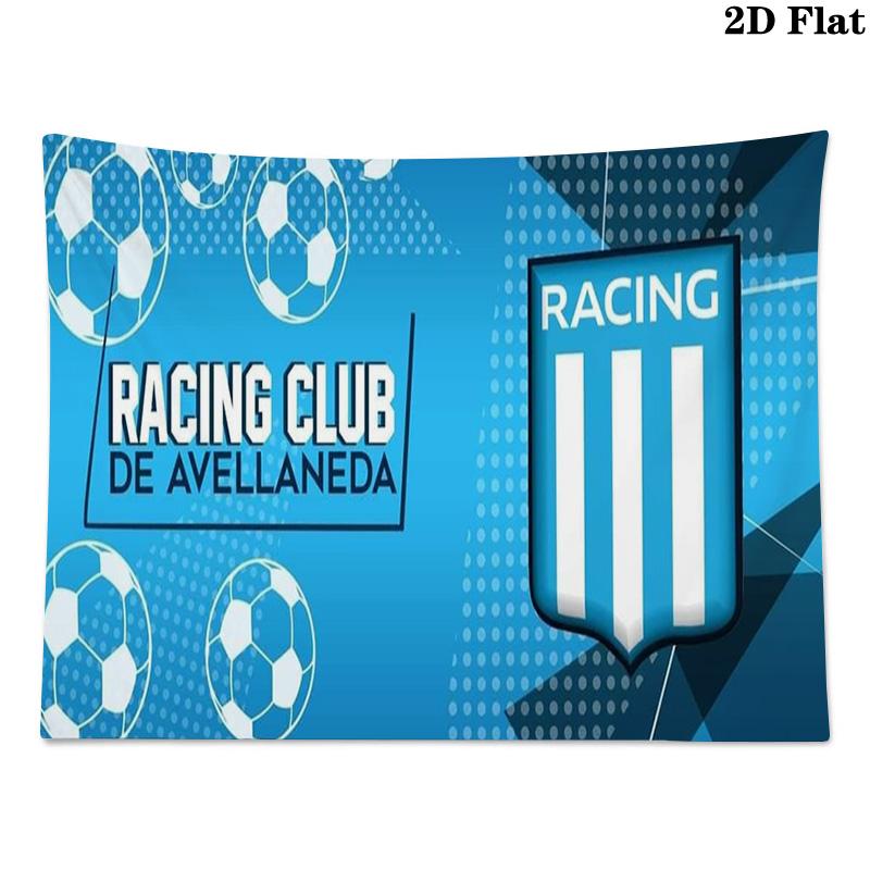 Racing Club Wall Tapestry Aesthetic Wall Hanging Printed Fabric Blanket Decorative Tapestries for Bedroom Living Room Home Decor