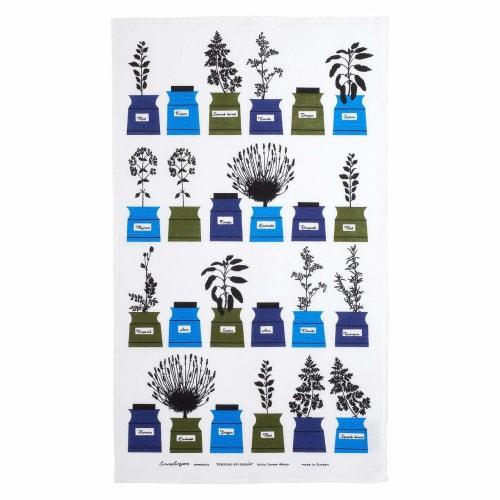 

Tea towel/kitchen towel Herb blue by Almedahls 42x72cm