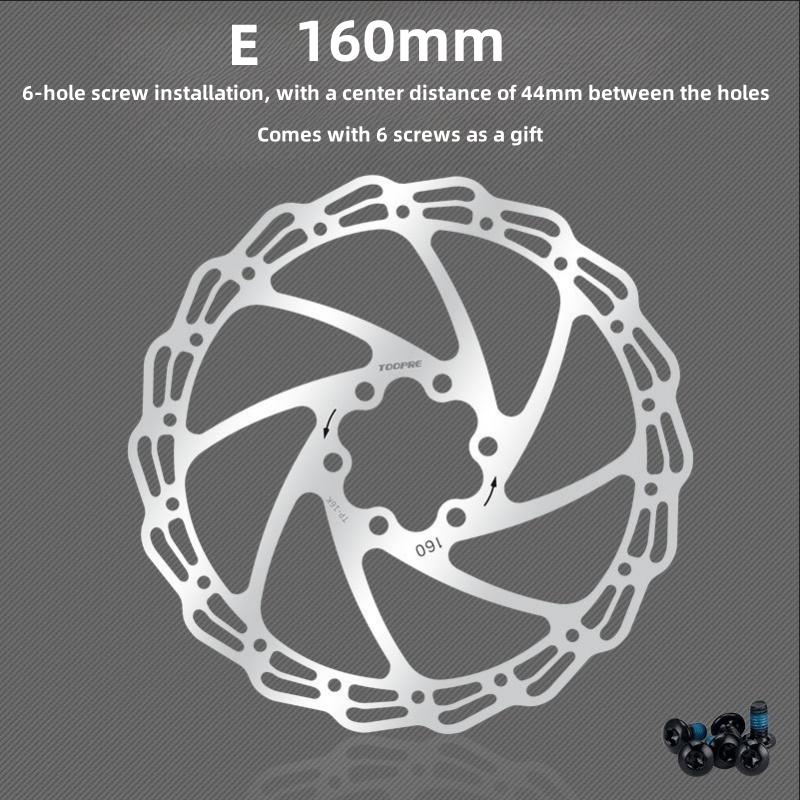 Bicycle Disc Brake Rotor 160/180 Thickness 1.8mm Bicycle Rotor Electric Scooter Rotor Bicycle Brake Rotor Bicycle Parts