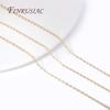 14K Gold Plated Spool Chains For DIY Handmade Jewellery Making Supplies Multi Styles Metal Bulk Chains Wholesale High Quality