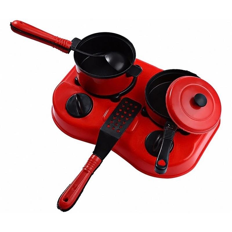 11PCS/Set Baby Kid Play Kitchen Utensils House Toy Cooking Pots Pans Food Dishes Cookware