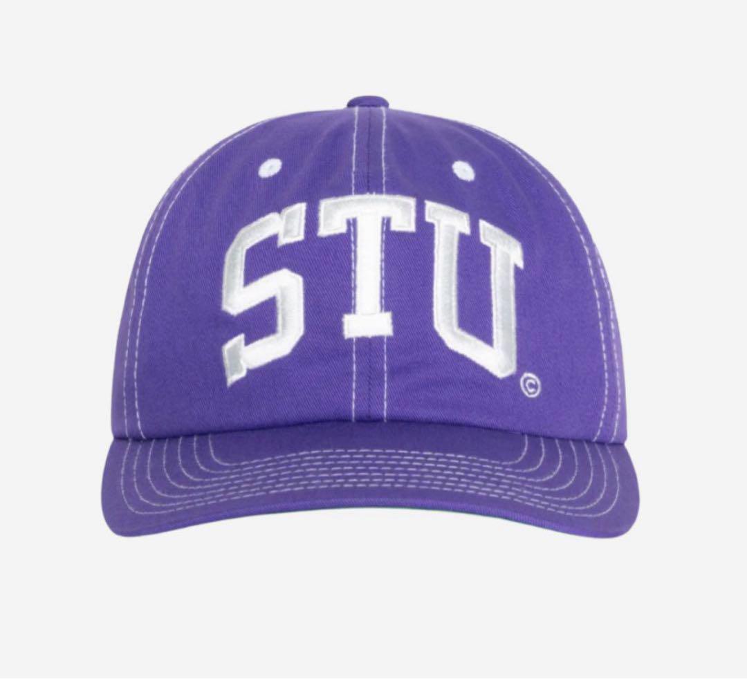 

[USED] [Rare] stussy Stu Arch Strapback Cap Purple