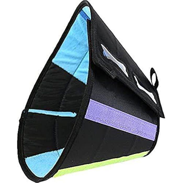 Mulan Cosmetic Collier électronique - kvp - calmer collier - multicolore - velcro ajustable - effet calmant bleu