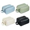 Spacious Multi Functional Travel Makeup Case Waterproof Storage Toiletry Bag For Women PU Leather Handbag