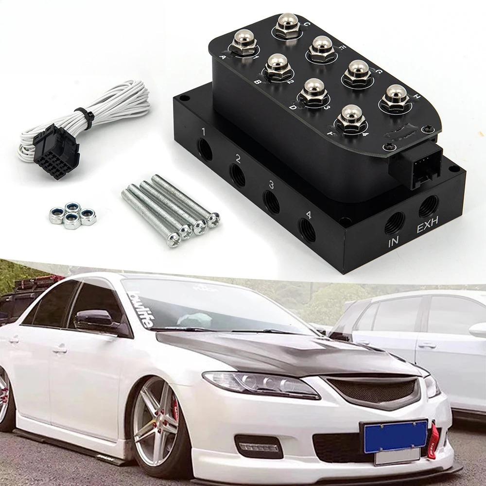 OEM 304 Нержавеющая сталь AccuAir VU4 Соленоидный коллектор 4-угловой для систем пневмоподвески – Промышленный класс CHINA