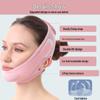 Pink Mesh Breathable V-Face Lifting Bandage for Jawline Contouring