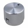 Yibuy 2-balení 20x15,5x6mm Stříbrná slitina hliníku Knoflík potenciometru pro elektrickou kytaru Hlasitost Tón Rotační ovládací knoflík pro kytaru