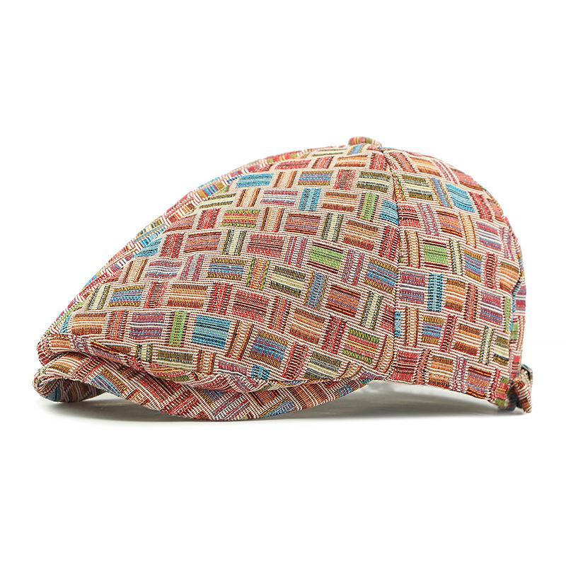 Women's Six-Piece Beret British Vintage Newsboy Cap Paintsman's Hat Men's Progressive Hat