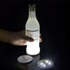 TABLE SET,WHITE--Mini LED Luminous Glass Coasters, Luminous Stickers For Christmas Bottle, Nightstand, Bar, Vase Of
