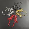 New 1Pcs 3D Metal Funny Gecko Lizard Badge Logo Sticker Decal Waterproof Emblem Stickers For A3 A4 A5 A6 Q3 Q5 Car Styling