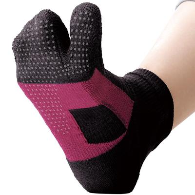 Alfax Foot Core Hapirabo Foot Supporter for Learning Your Core 1 Made In Japan Supporter, Socks, Tabi-type Socks, Core, Pair, Black, 22.0-25.0cm,