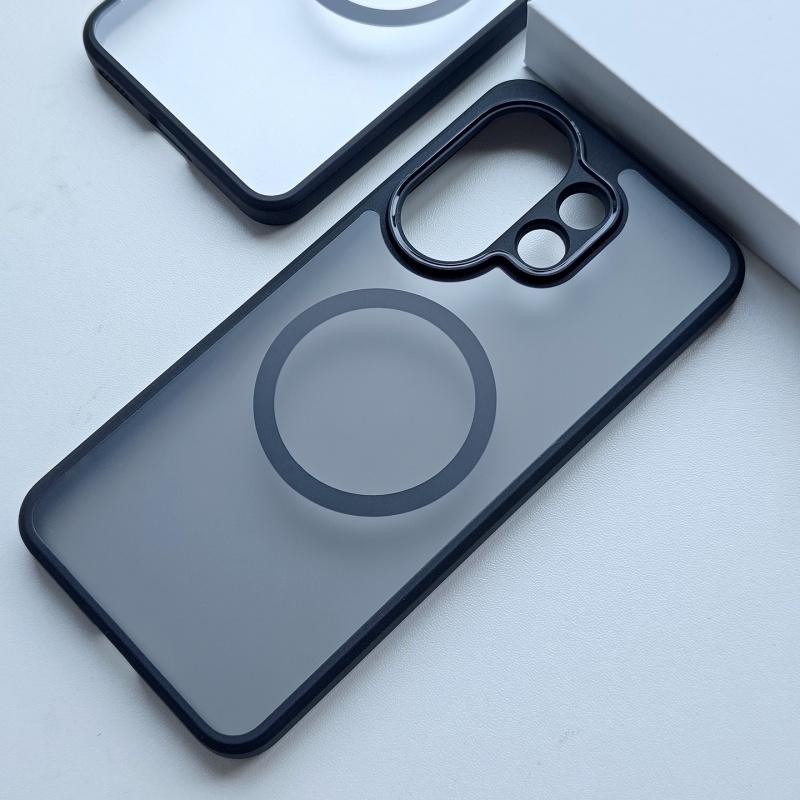 For Vivo X200 FE Magsafe Skin Friendly Full Camera Lens Protection Matte Shockproof Anti-Fingerprint Back Case Cover