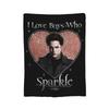Edward Bella Jacob Black Coperte in Pile La Saga di Twilight New Moon Coperta per Letti Divano Calda Coperta per Letti,
