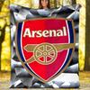 1pc A-Arsenal11 Theme Blanket - Digital Print, Polyester, Cozy for All Seasons, Perfect for Outdoor, and Travel