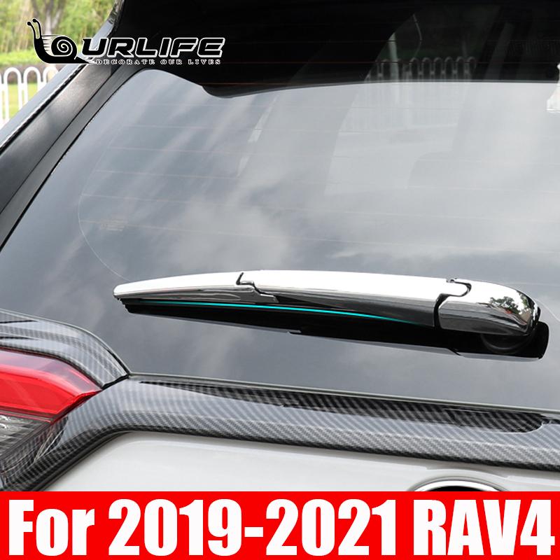 Car Rear Wiper Cover For Toyota RAV4 XA50 5TH    ABS Chrome Car Back Window Wipers Protector Covers