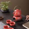 White Porcelain Portable Tea Set with Warming Stove