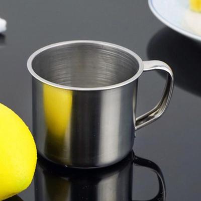 Mini Stainless Steel Coffee Mug Metal Tea Drinking Portable Cup Camping Tumbler Pint Drinkware Home Kitchen Accessories