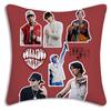 Rapper Natanaels Cano Pillow Covers Cartoon Sofa Decorative Home Double-sided Printing Short Plush Cute Cushion Cover