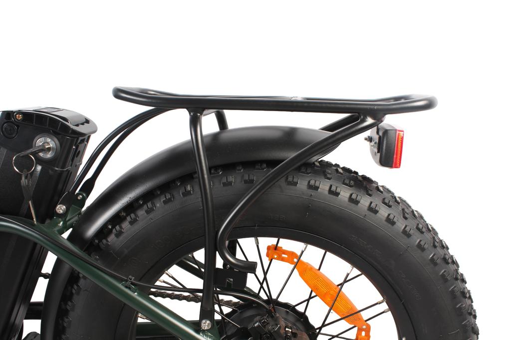 UNIVERCYCLE B4 All-Terrain Folding Electric Bike 20 Inch Fat Tires 48V12.5Ah Battery 60KM/H Load 350W Motor Urban Commuting Adult E-Bike With TowSeat