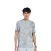 Li Ning All Over Print Round Neck Pullover Short Sleeve T-Shirt Men Tops Gray AHST155-2