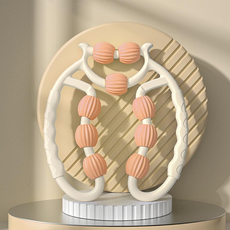 9-Wheel Leg Massager: Soothing Calf Roller for Muscle Relaxation and Beauty