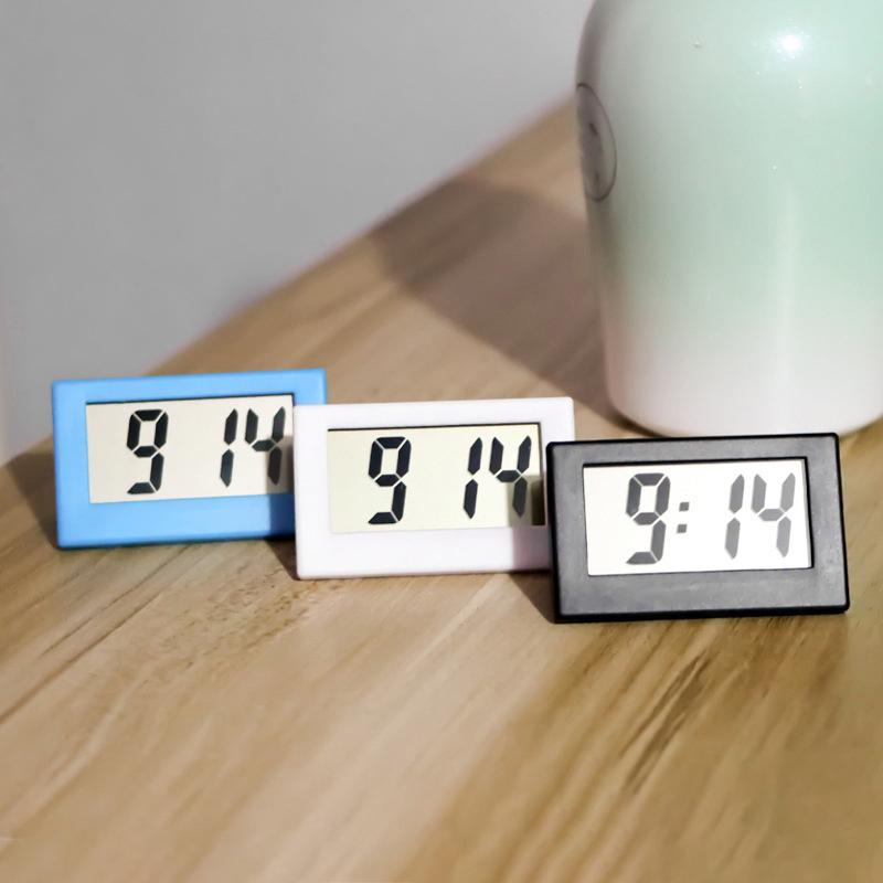 Desktop Mini Clock Simple Electronic Clock Bedside Clock Car Clock Student Clock Portable Table Clock With Date Digital Clock