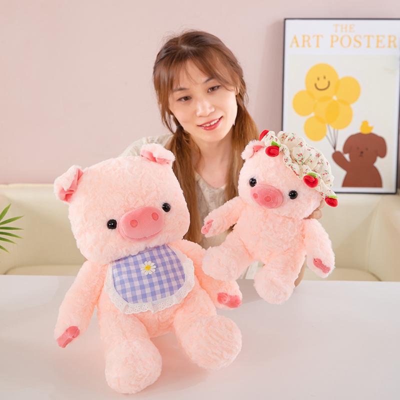 Non-Toxic Cute Pig Rose Plush Toy Plush Doll Romantic Lover Gift Home Decoration Children Valentine'S Day Gift Childrenfriend