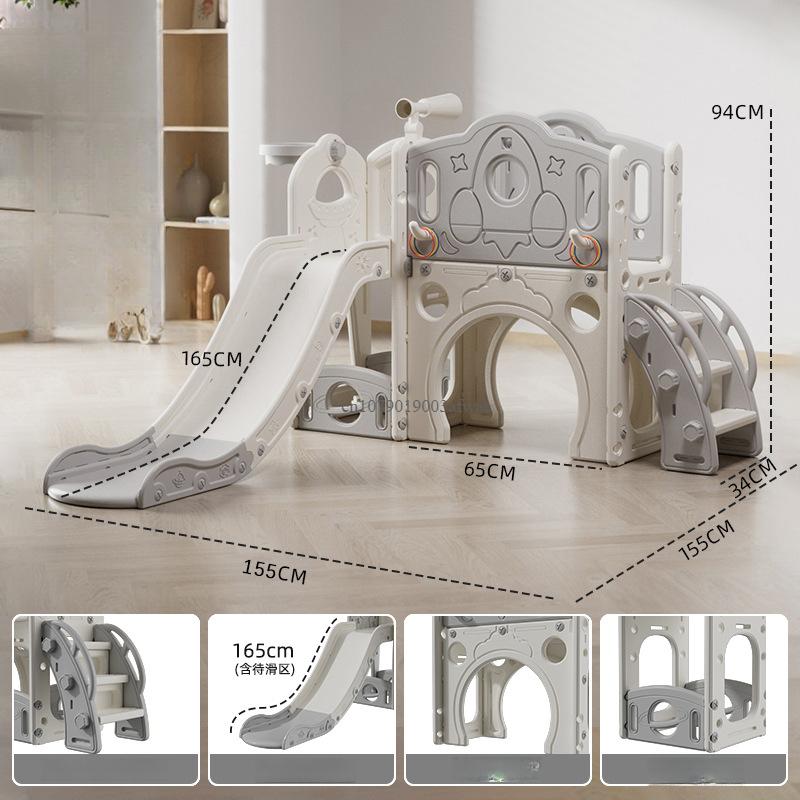 

Children s Slide Outdoor Indoor Domestic Baby Sports Three-in-one Slide Swing Family Multifunction Amusement Park Toys Slide