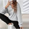 Casual Pullover Women Short Loose Autumn Winter Lapel Zippers Pockets Female's Hoodie Full Sleeve Solid Tops Lady Soft All-match