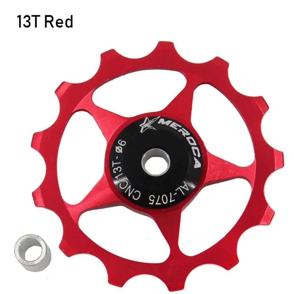 For MTB Bike 11T 13T Aluminum Jockey Wheel Mountain Road Bike Bicycle Rear Derailleur Guide Pulley Steel Bearing