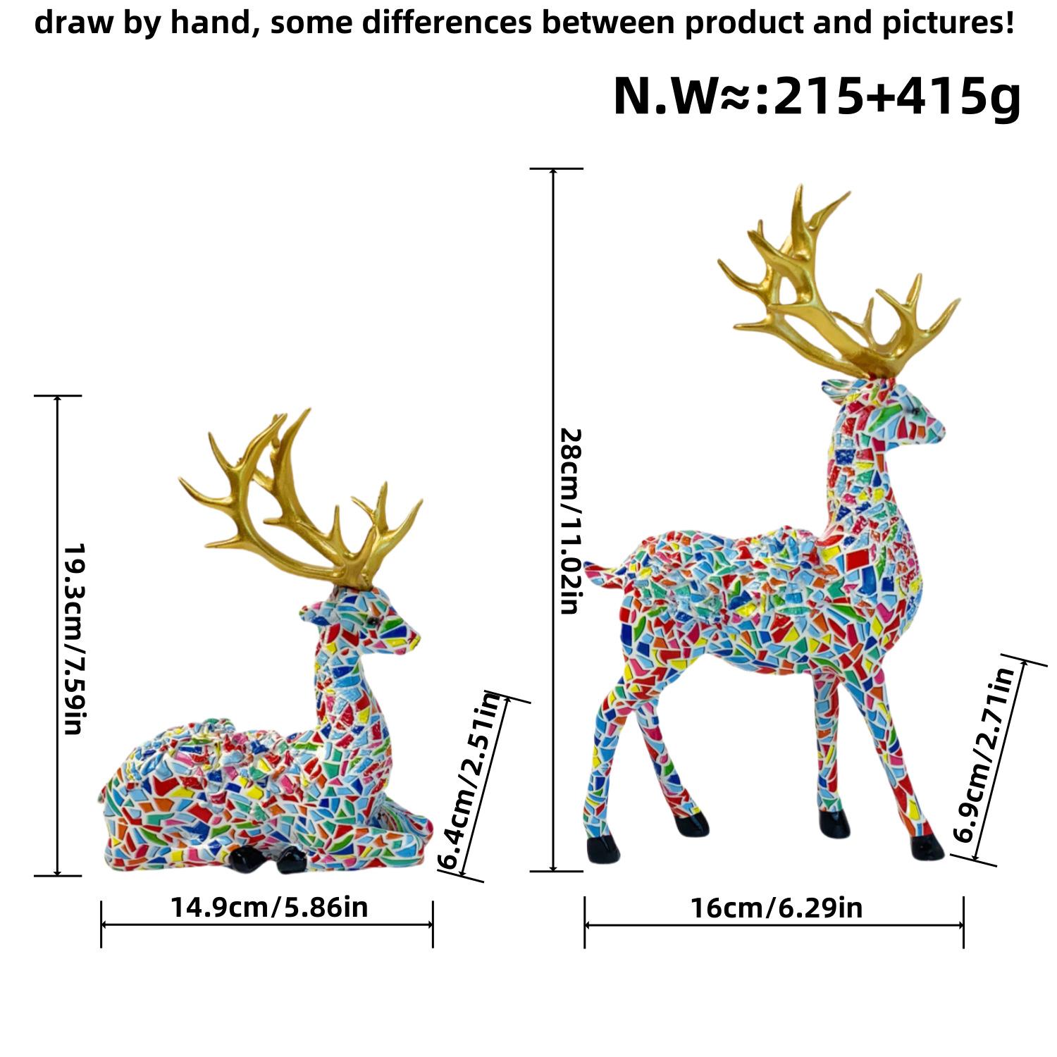 

Новая передача воды в украшения для оленей, украшения для рождественской вечеринки, легкие украшения в роскошном стиле, подарки на новоселье