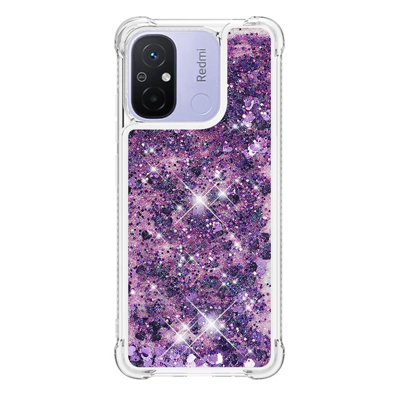 Pre Xiaomi Redmi 12C Puzdro Trblietavé Dynamické Tekuté Puzdro na Pre Fundas Xiaomi Redmi 12C Mi Kryt na Telefón Xiomi Redmi12C 12 C Coque
