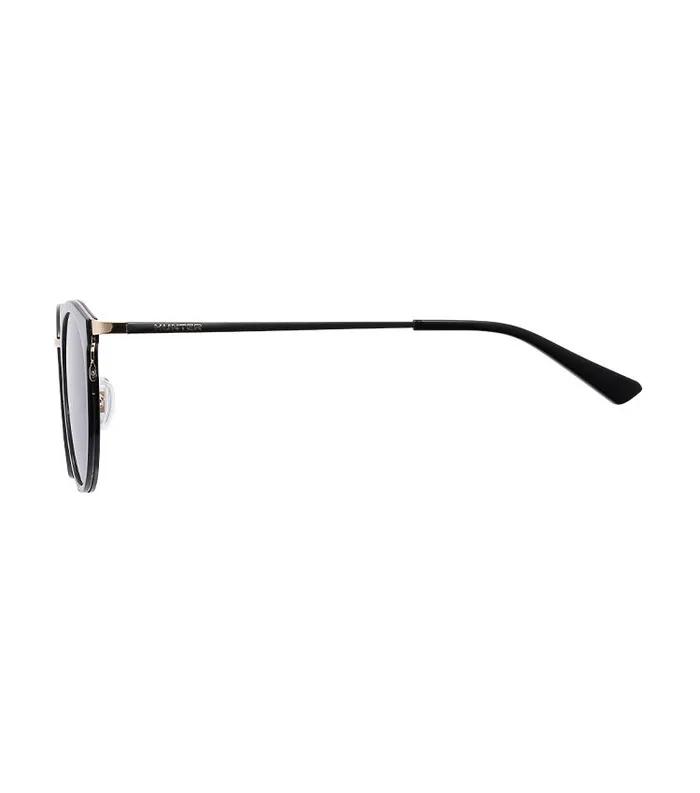 HUNTER_[WOMAN] Round Combination Lady Sunglasses - Black Polarized HTB13