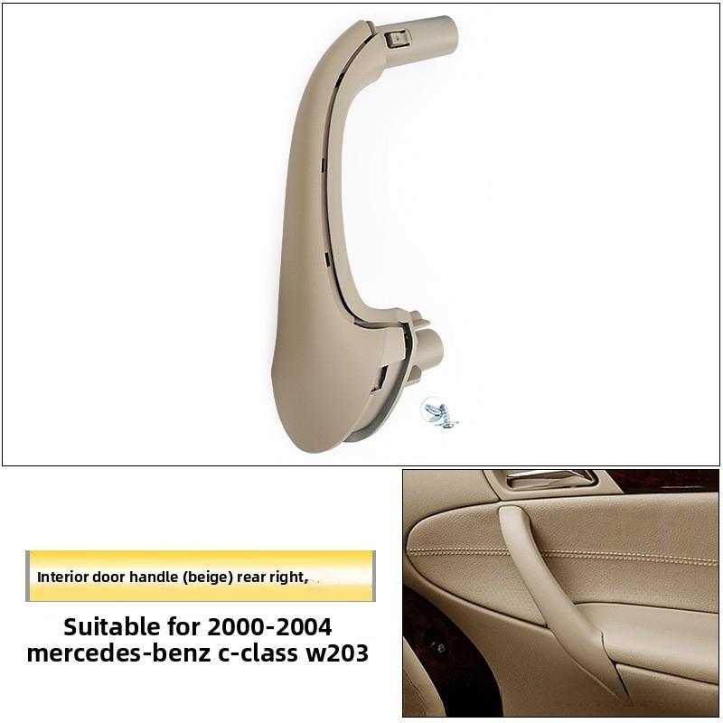 Car Inner Door Handle Trim Pull Grab Panel Handle 2038101551 2038101651 for For Mercedes Benz C-Class W203  2000-2007 Fit 4-Door Sedan Only