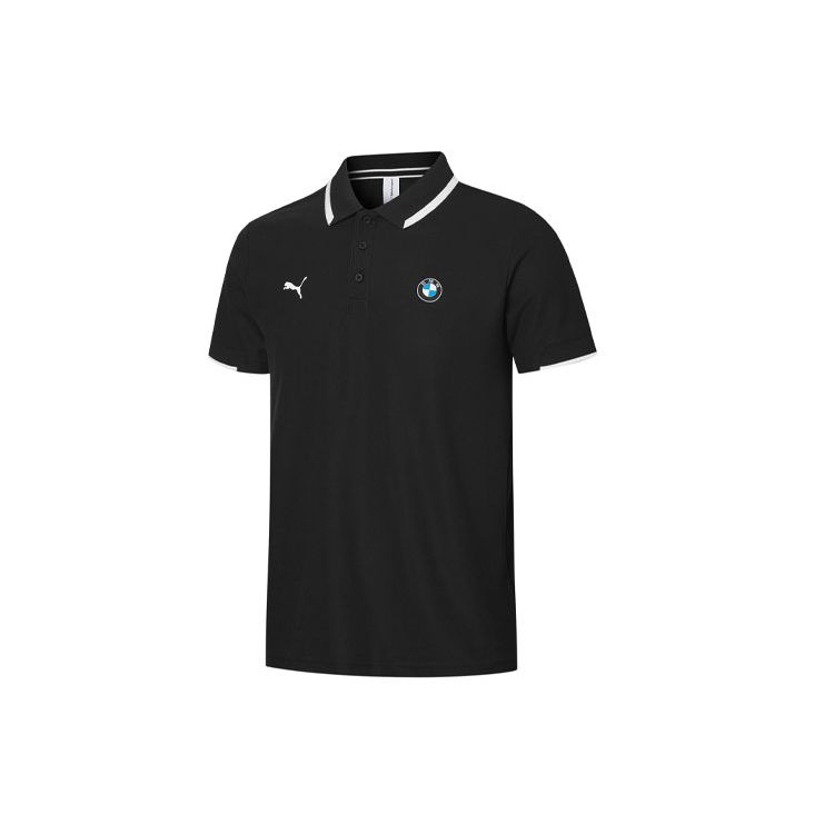 PUMA BMW Motorsport Polo Shirt Men s Black White 596101-01 XS